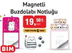 MAGNETLİ BUZDOLABI NOTLUĞU
